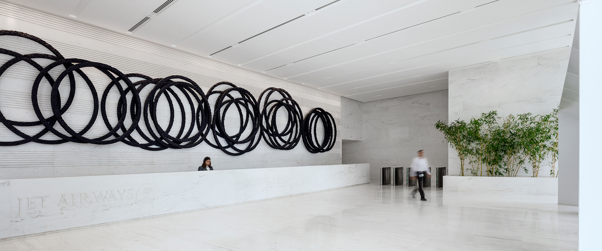 'Manish Nai’s artwork at Godrej BKC, Mumbai