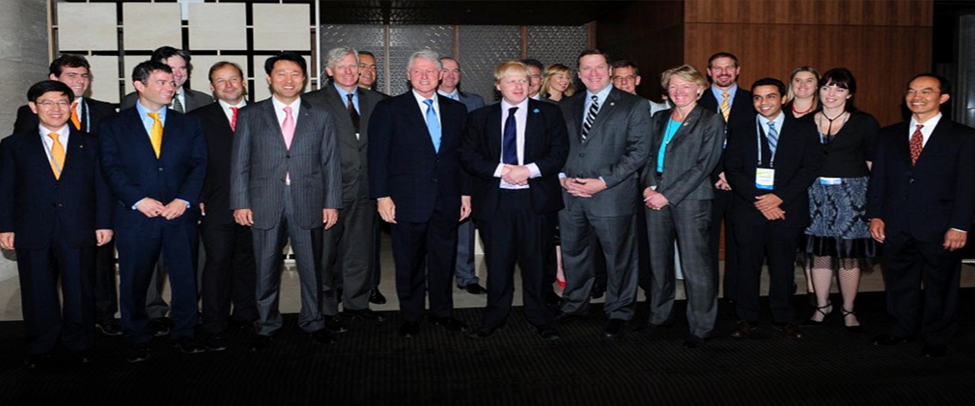 President Bill Clinton and Mr. Pirojsha Godrej at Clinton Foundation’s Climate Positive Development Programme